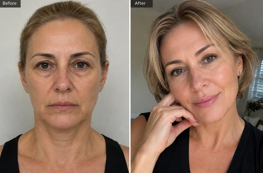 Deep Plane Face Lift — before and after