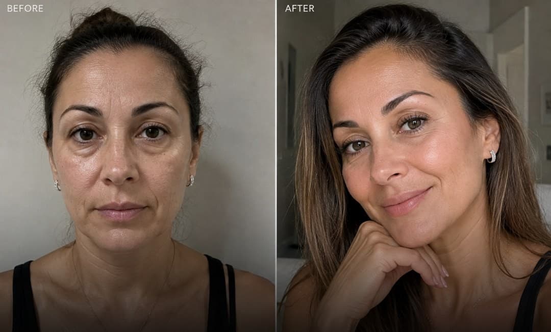 Face Lift — before and after
