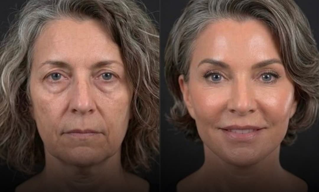 Face Lift — before and after