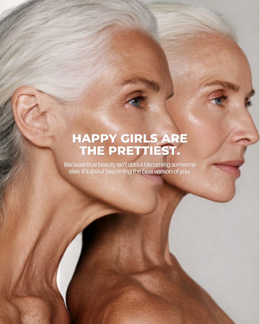 Happy girls are the prettiest — because true beauty is not about becoming someone else, it is about becoming the best version of you